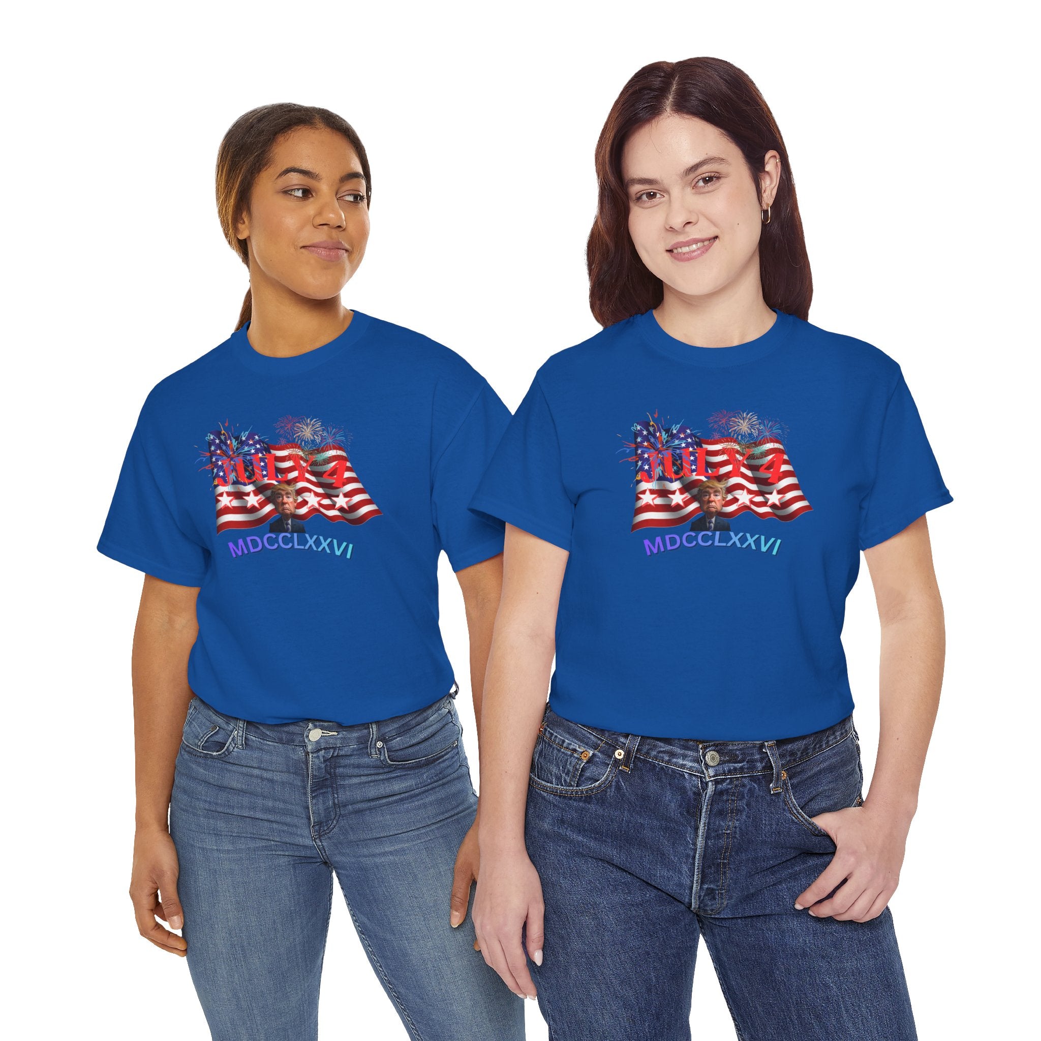 Unisex Heavy Cotton Tee, July 4 1776