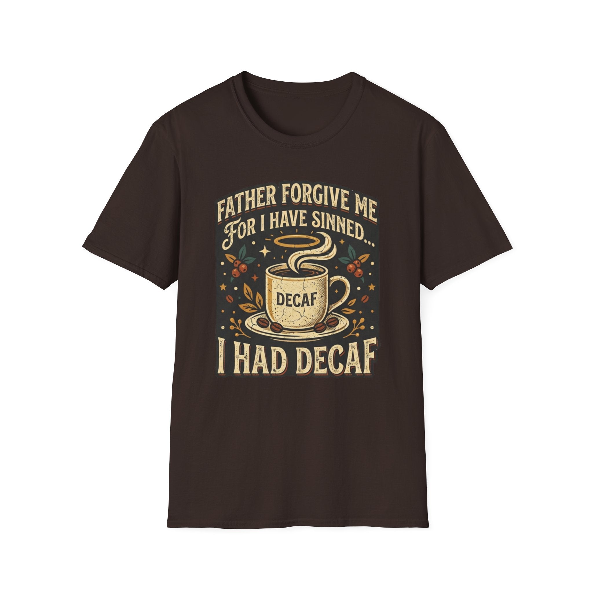 Unisex Softstyle T-Shirt, father forgive me for i have sinned