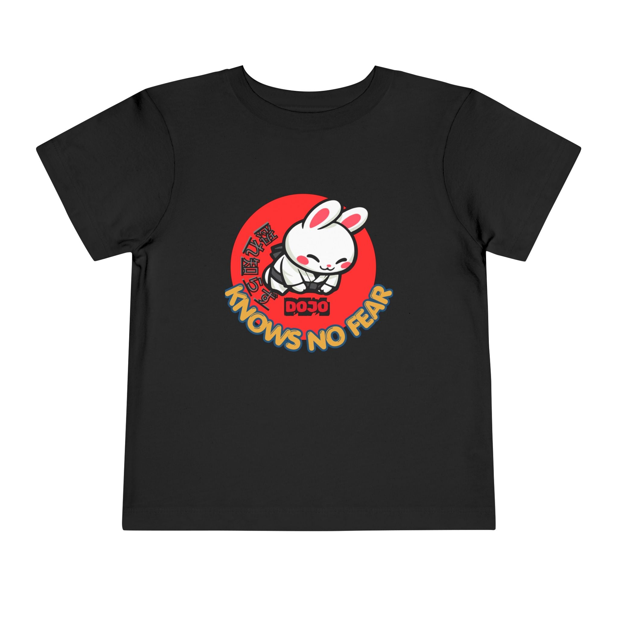 Toddler Short Sleeve Tee, cute bunny Dojo