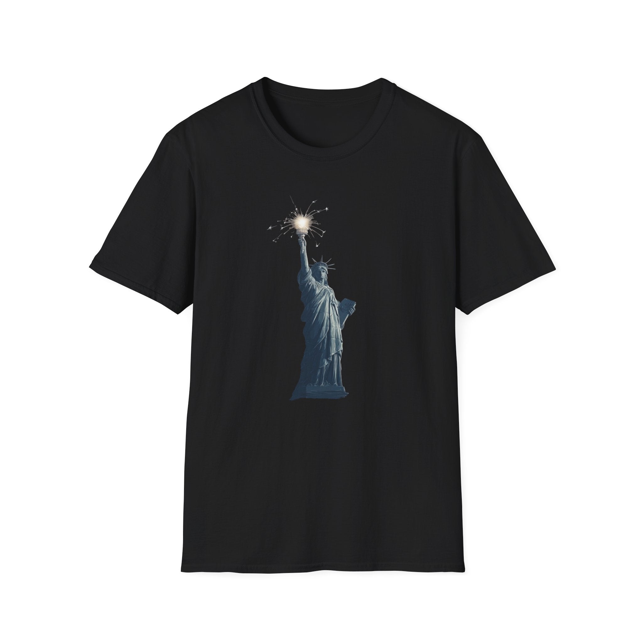 Unisex Softstyle T-Shirt, satte of liberty