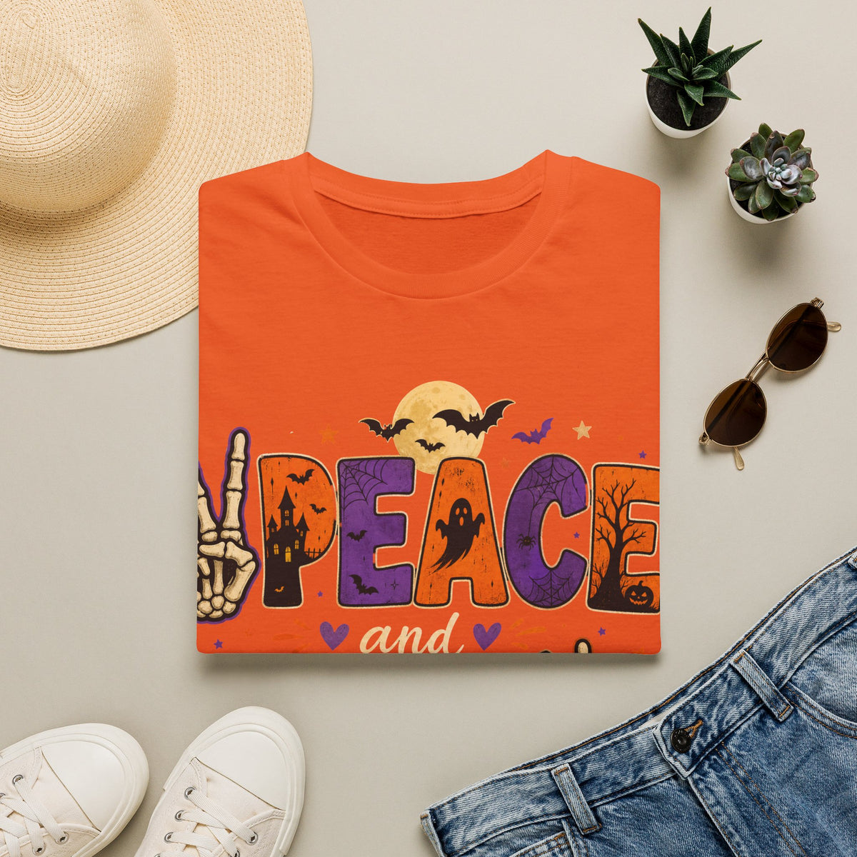 Unisex Softstyle T-Shirt, peace and love shirt