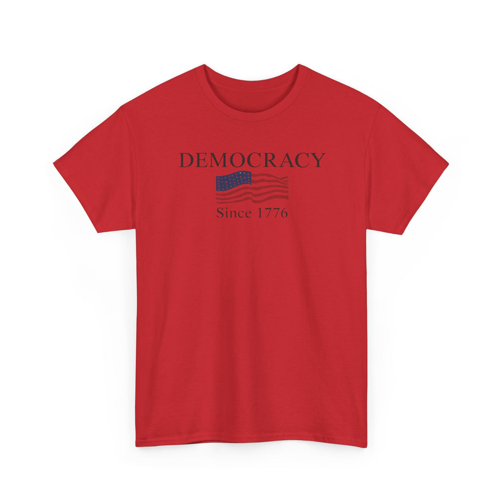 Unisex Heavy Cotton Tee, DEMOCRACY