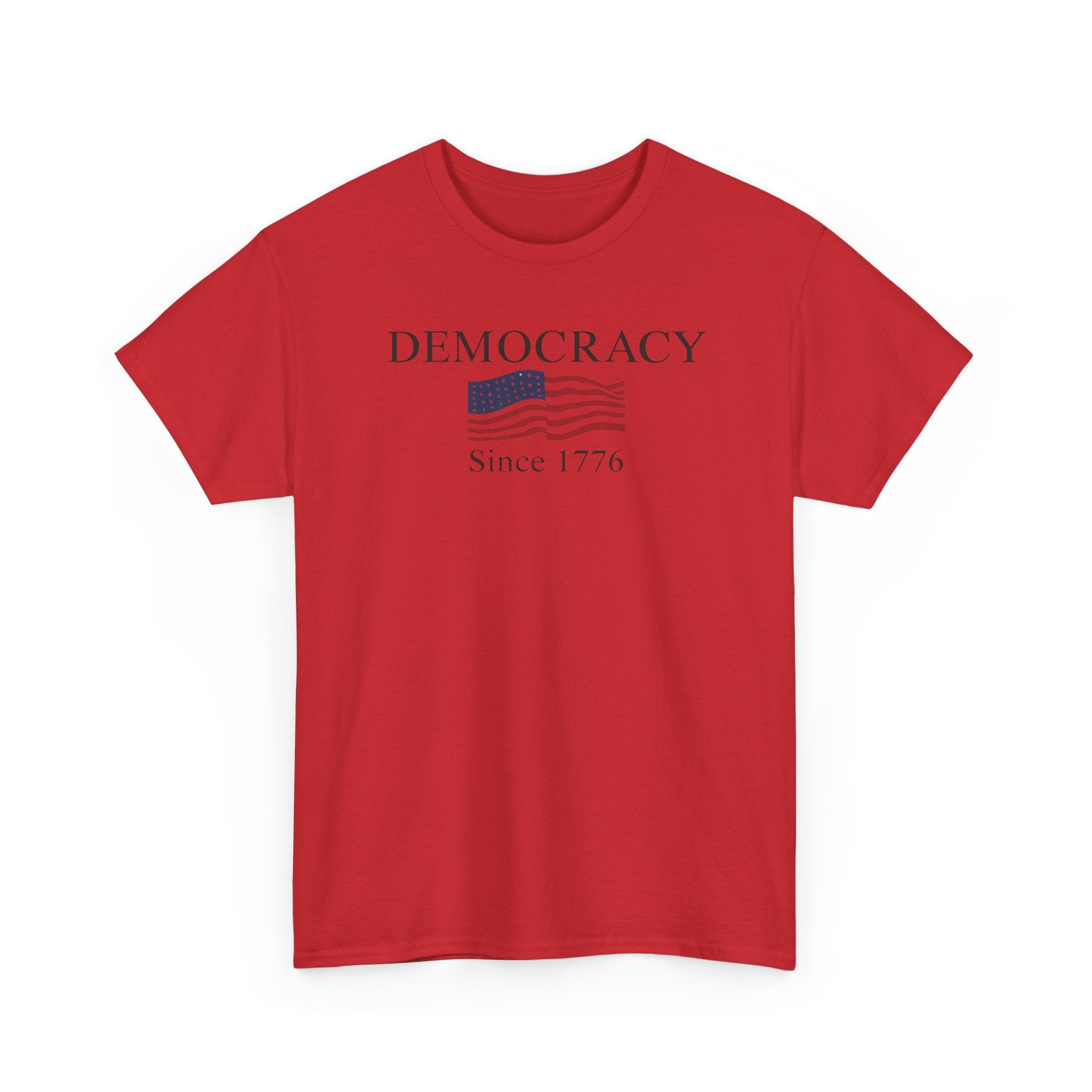 Unisex Heavy Cotton Tee, DEMOCRACY