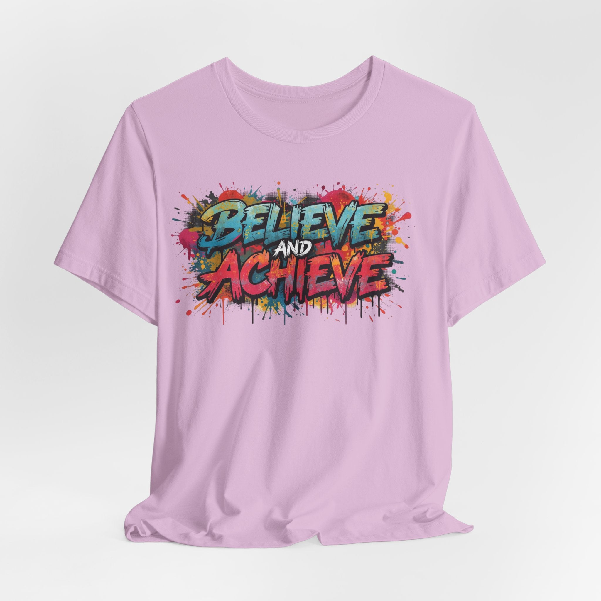 Unisex Jersey Short Sleeve Tee Believe and Achieve
