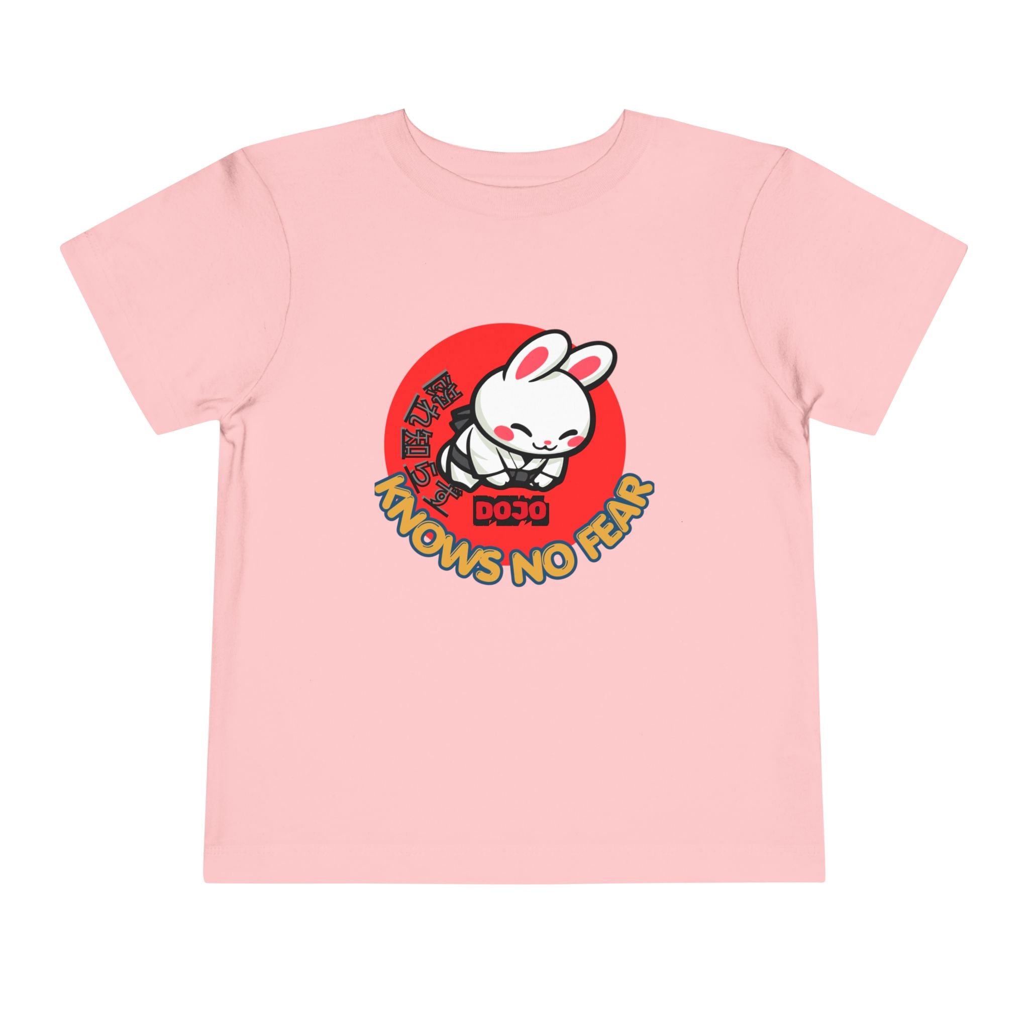Toddler Short Sleeve Tee, cute bunny Dojo