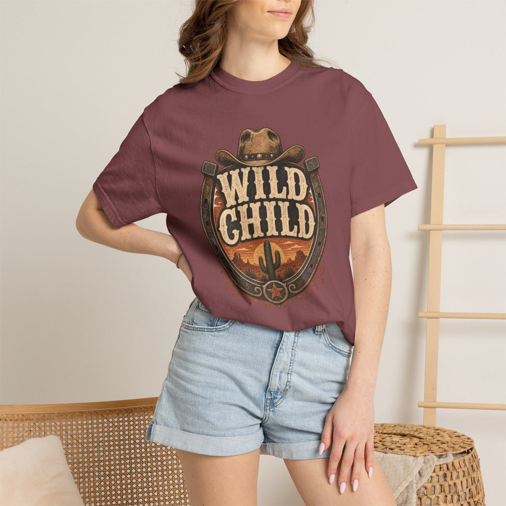 Unisex Garment-Dyed T-shirt, Wild Child shirt