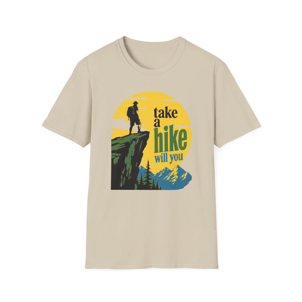 Unisex Softstyle T-Shirt, hiker t- shirt