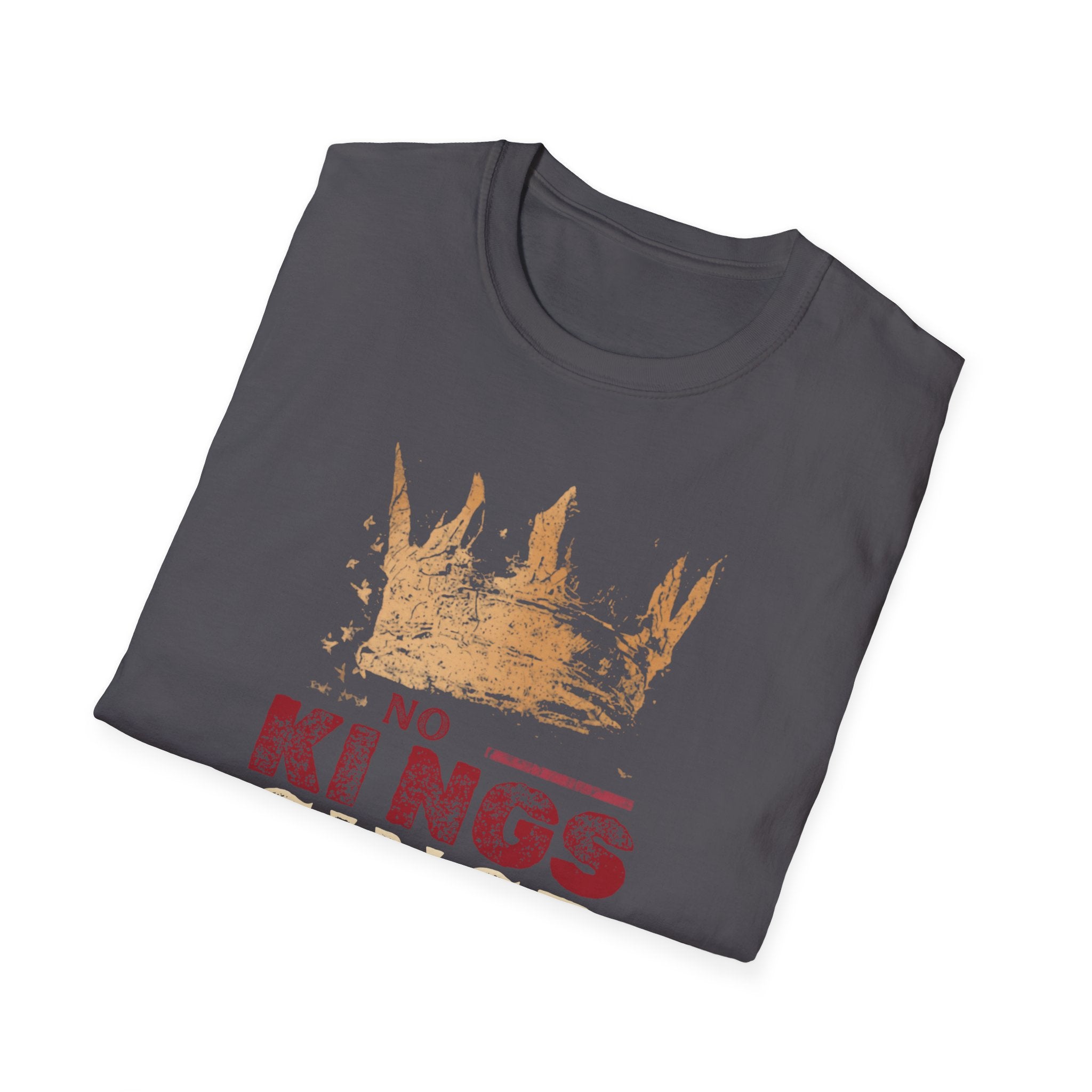 Unisex Softstyle T-Shirt, No King Since 1776 Shirt, Patriotic Anti King Tee, 1776 America Shirt, Freedom Not Monarchy Shirt, USA Flag Vintage Tee