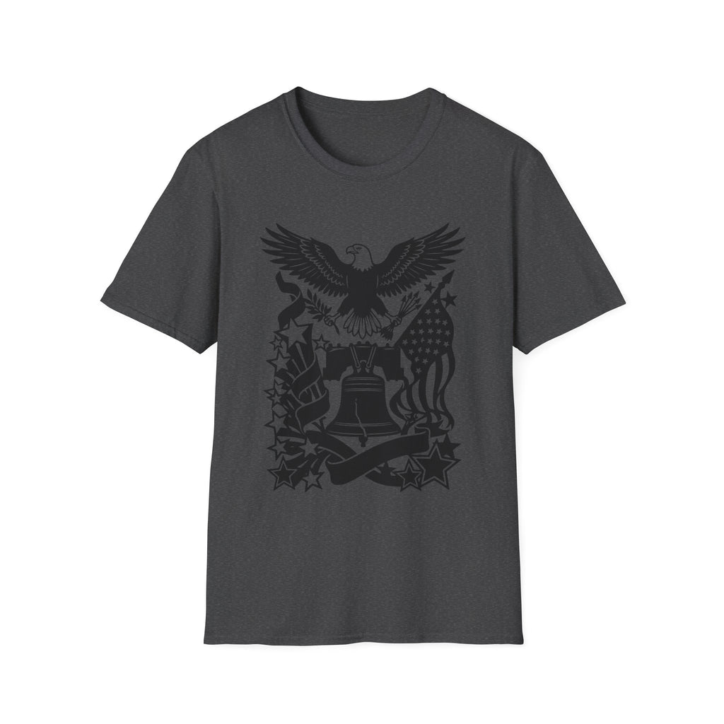 Unisex Softstyle T-Shirt,USA 250 One Nation Infinite Freedom Shirt, America 250th Anniversary Tee, Patriotic USA T-Shirt