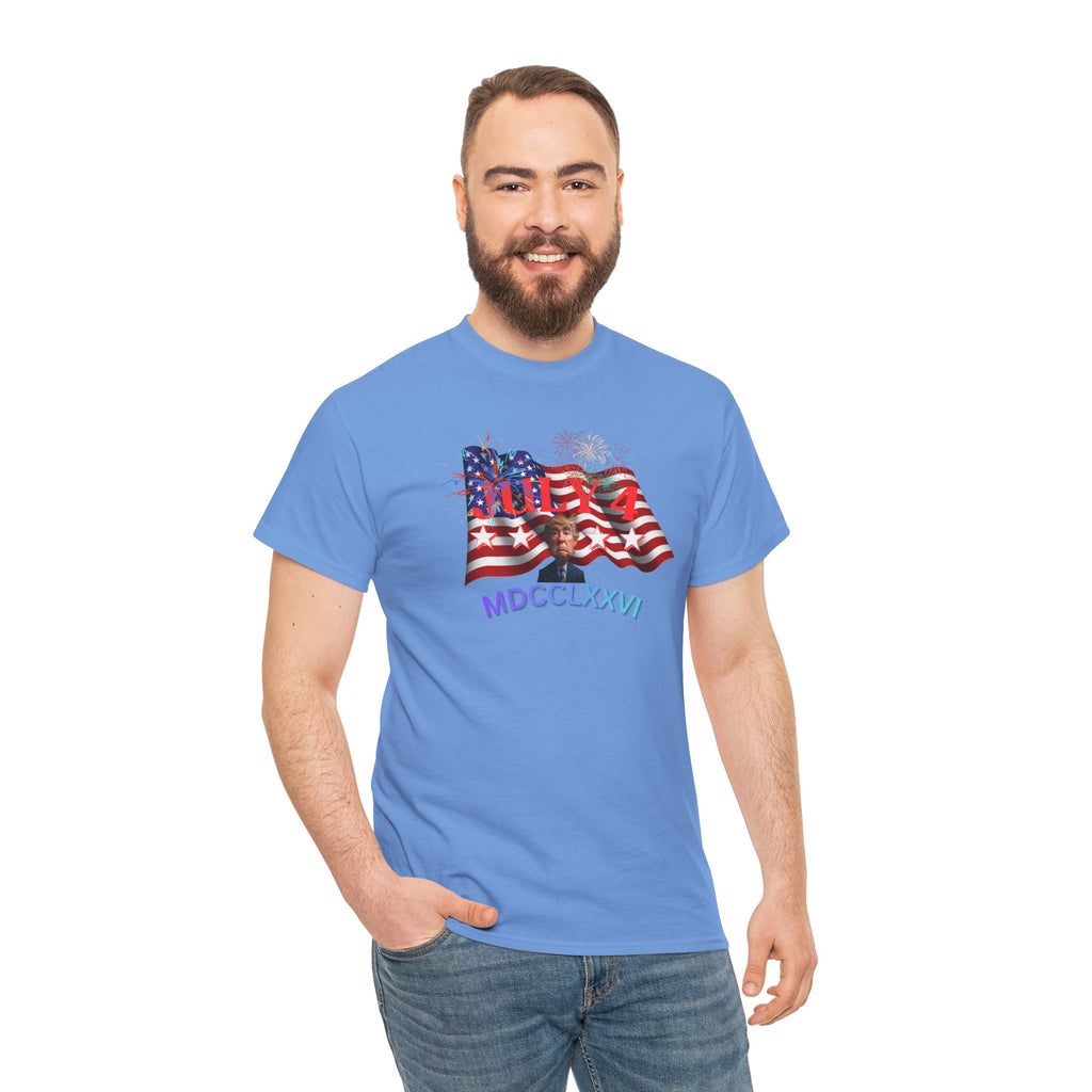 Unisex Heavy Cotton Tee, July 4 1776