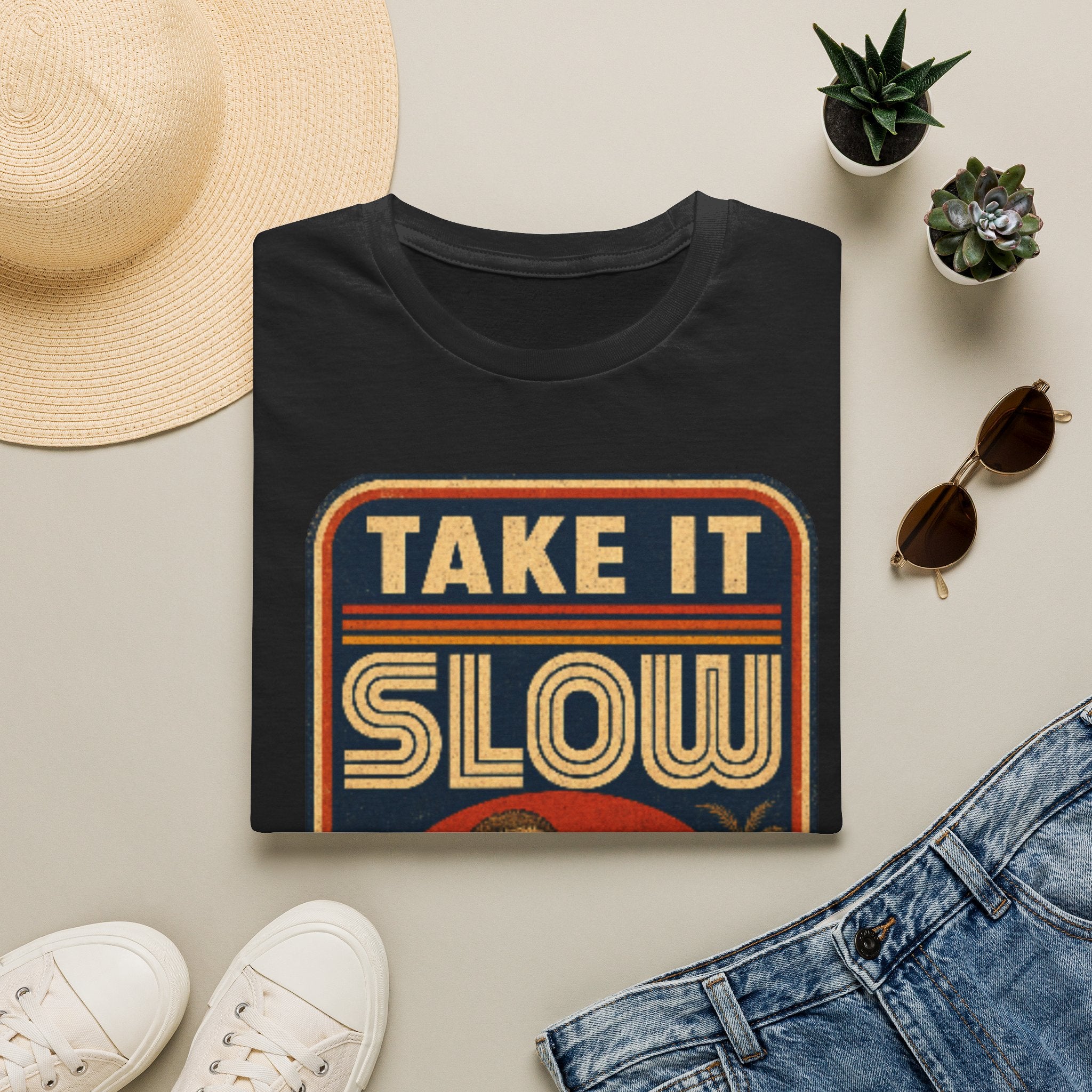 Unisex Softstyle T-Shirt, sloth chilling on beach