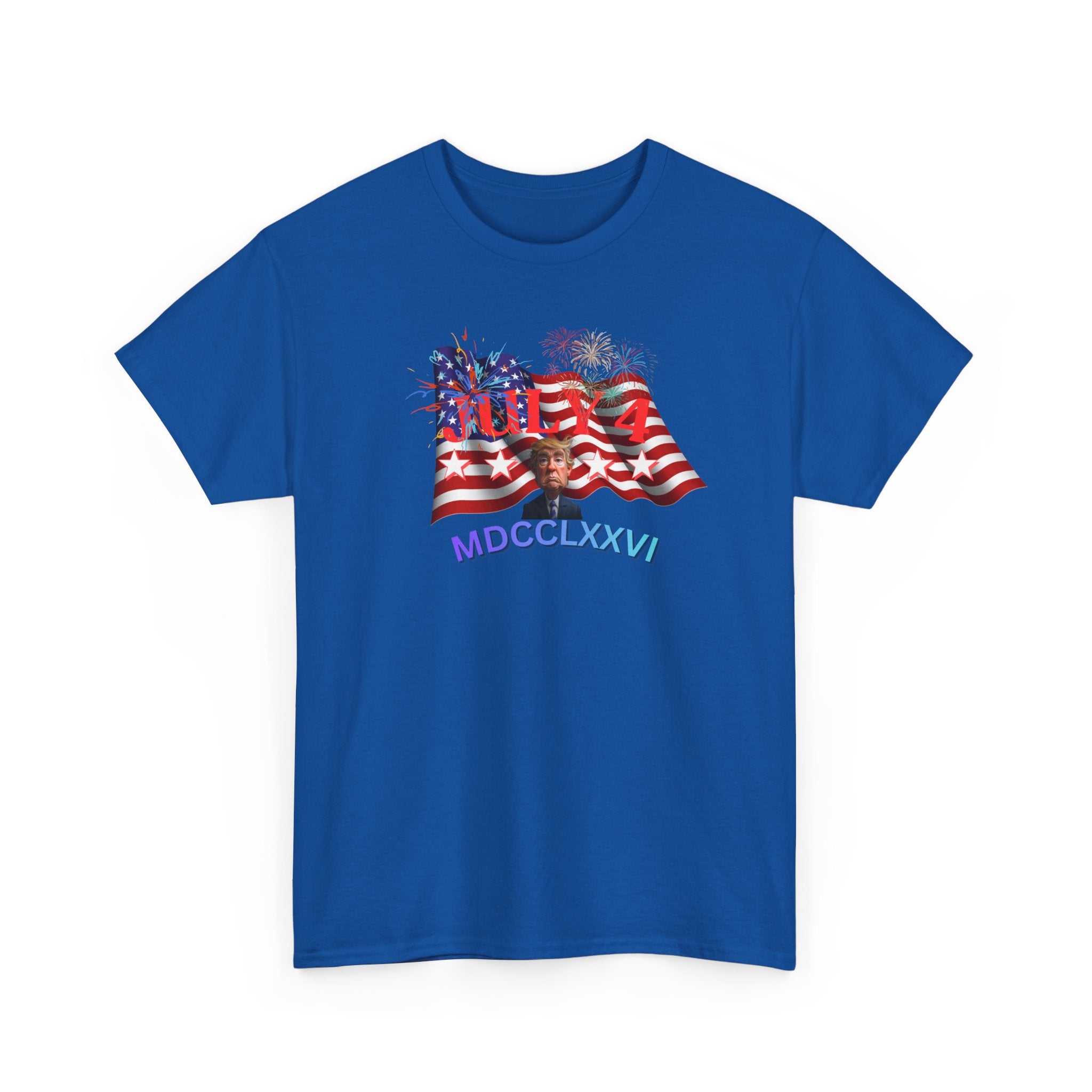 Unisex Heavy Cotton Tee, July 4 1776