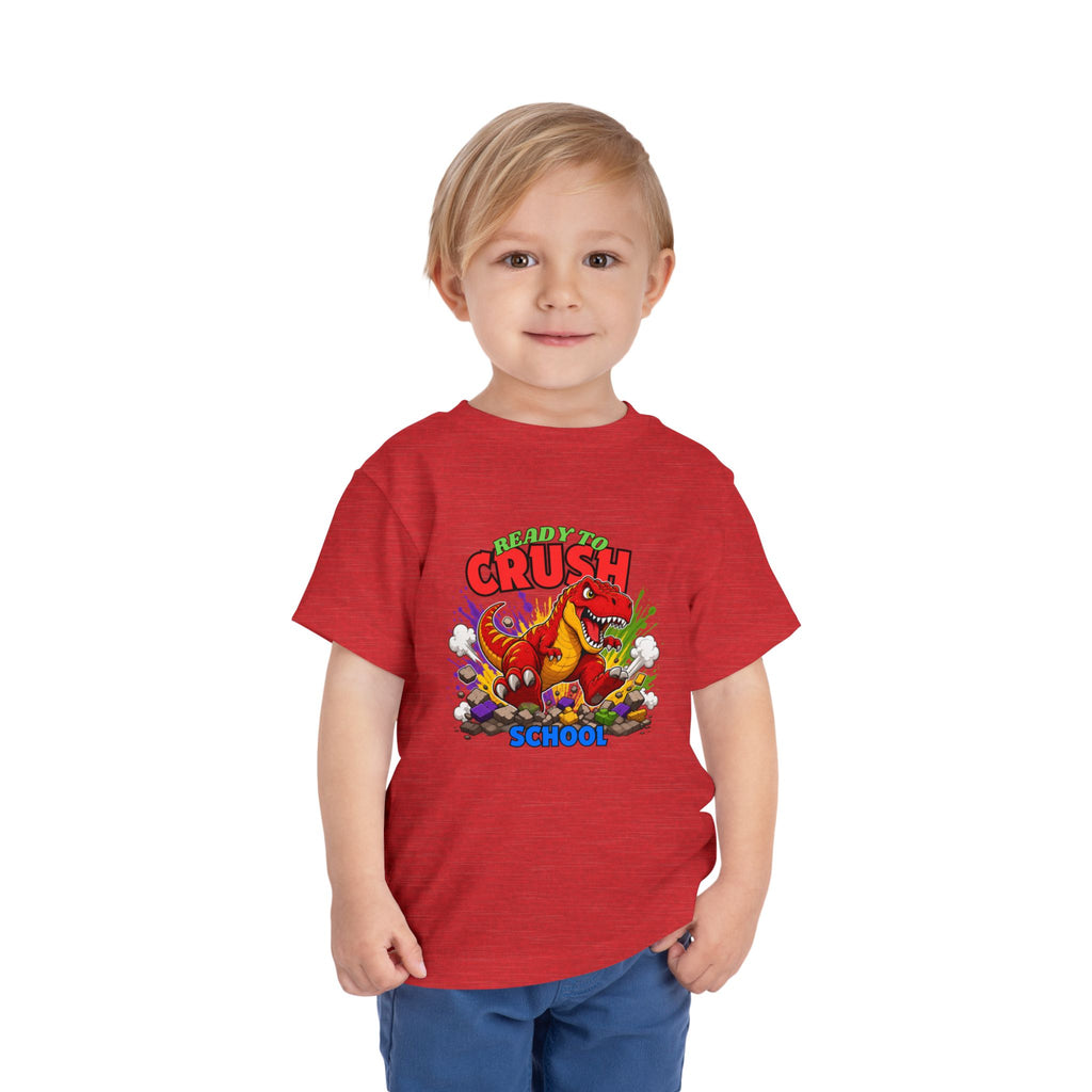 Toddler Short Sleeve Tee, t-rex