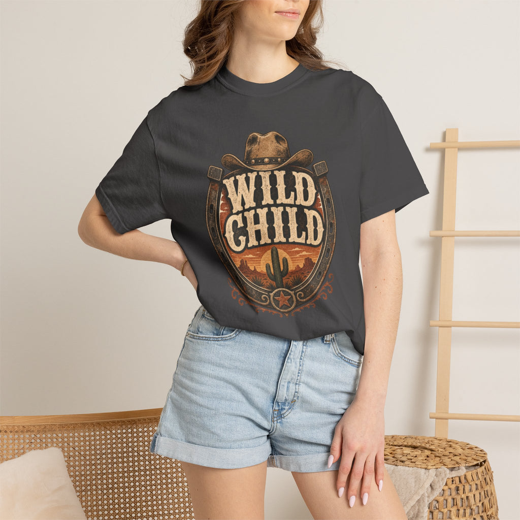 Unisex Garment-Dyed T-shirt, Wild Child shirt