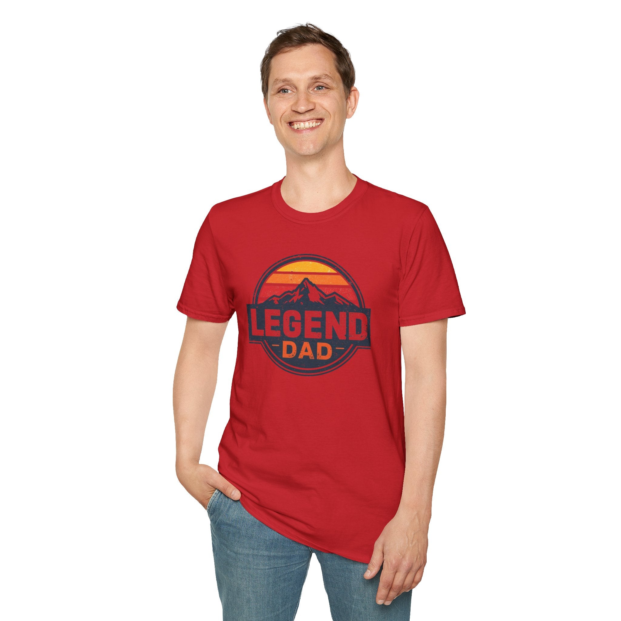 Unisex Softstyle T-Shirt, legend dad