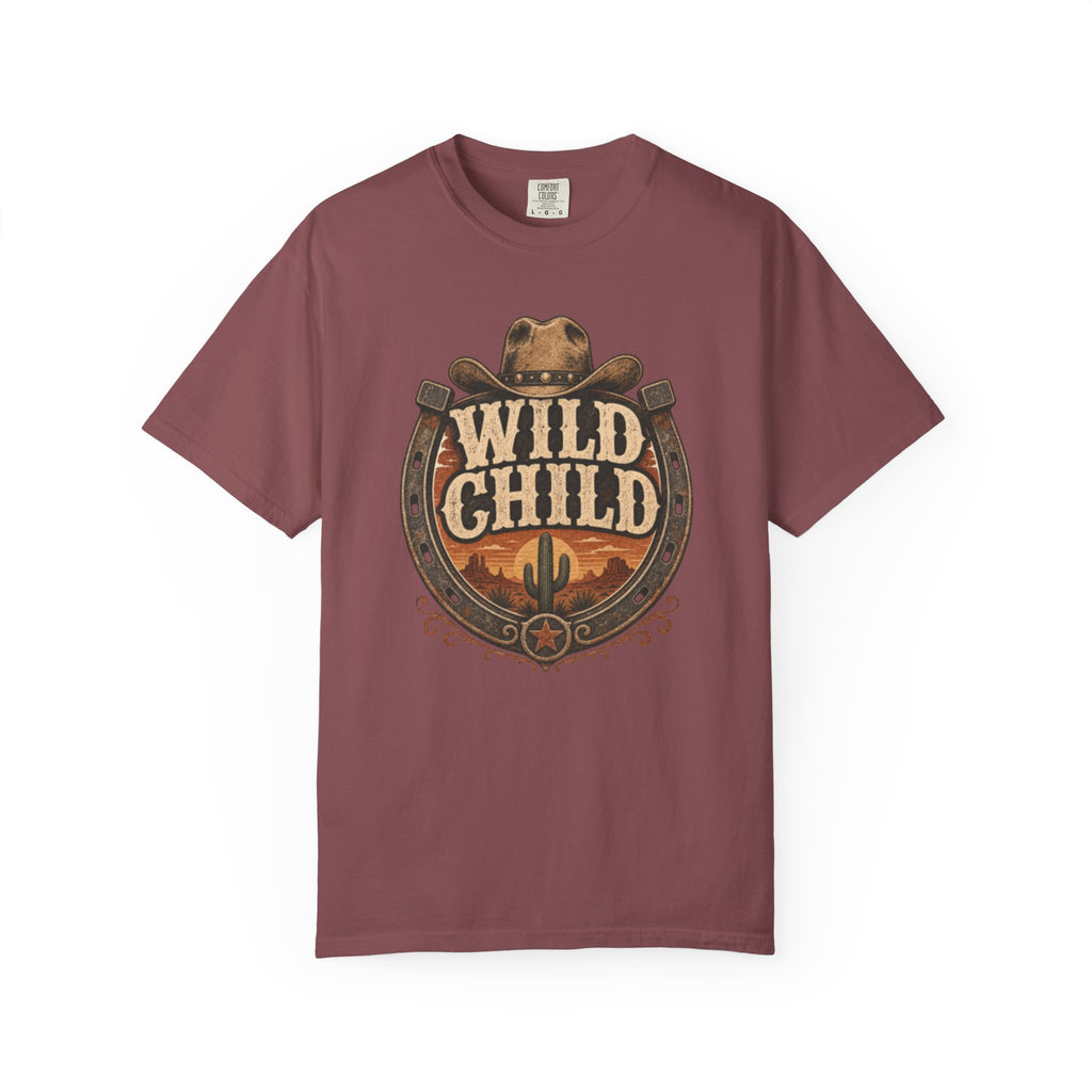Unisex Garment-Dyed T-shirt, Wild Child shirt