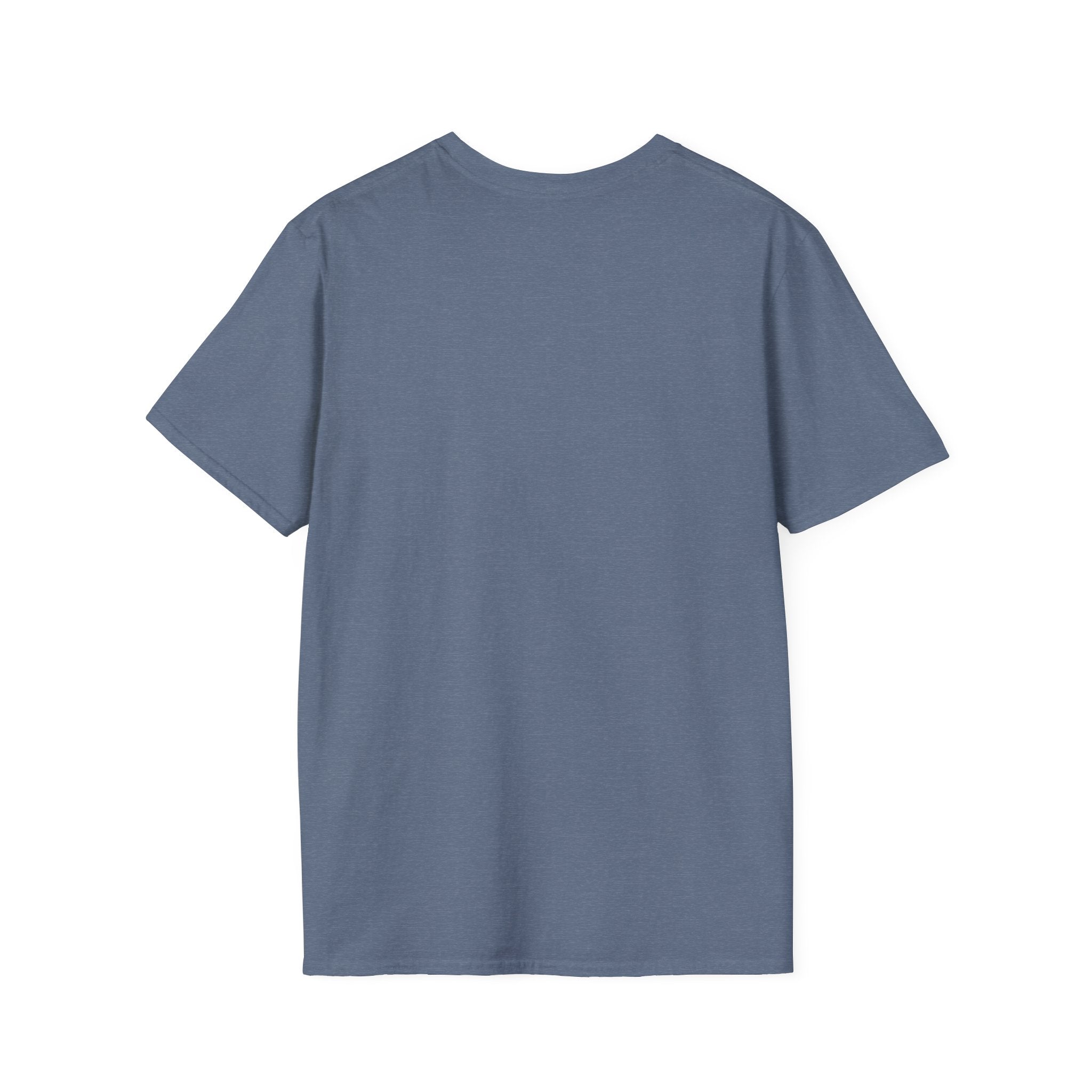 Unisex Softstyle T-Shirt, beachbums shirt, seagull and craps holding surf board