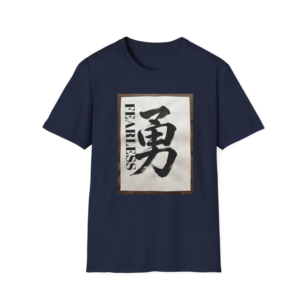 Unisex Softstyle T-Shirt, Fealess Japanese character