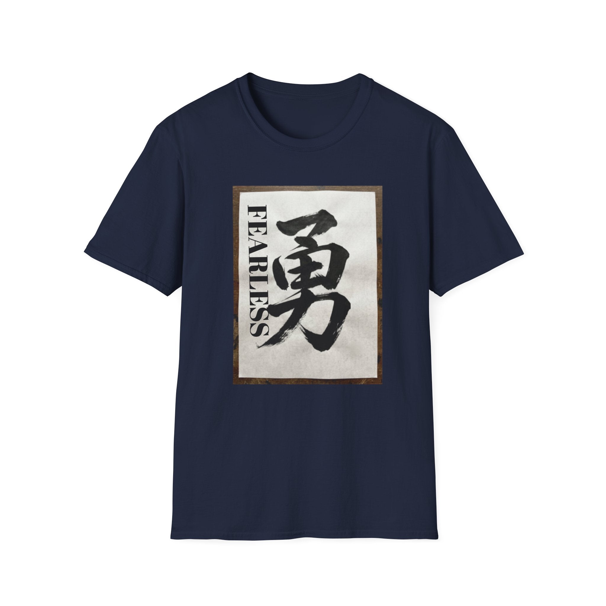 Unisex Softstyle T-Shirt, Fealess Japanese character