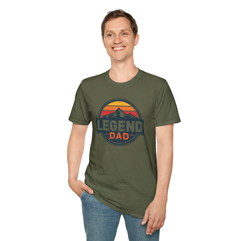 Unisex Softstyle T-Shirt, legend dad