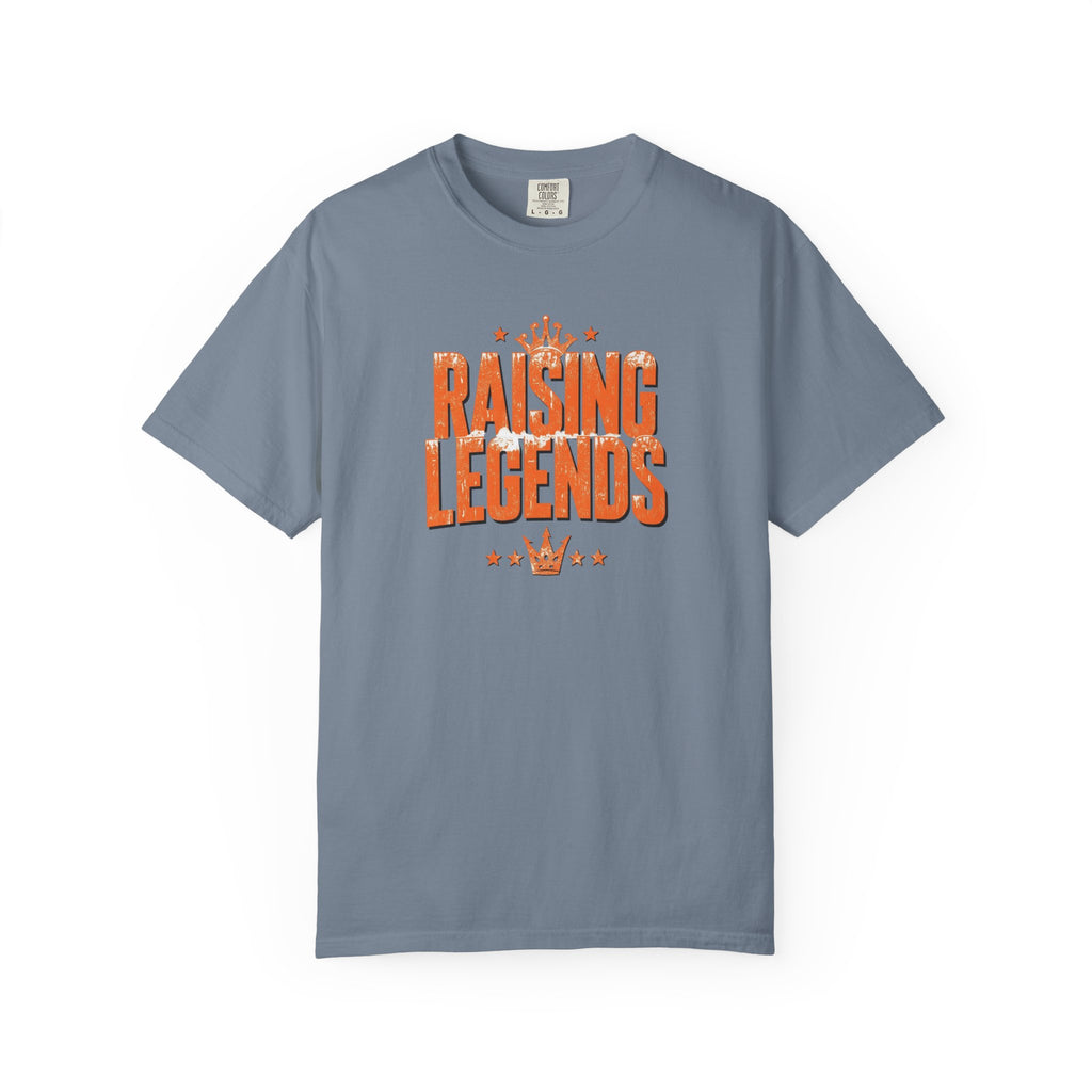 Unisex Garment-Dyed T-shirt, Raising Legends Mom Shirt, Boy Mom Shirt, Strong Mom Gift