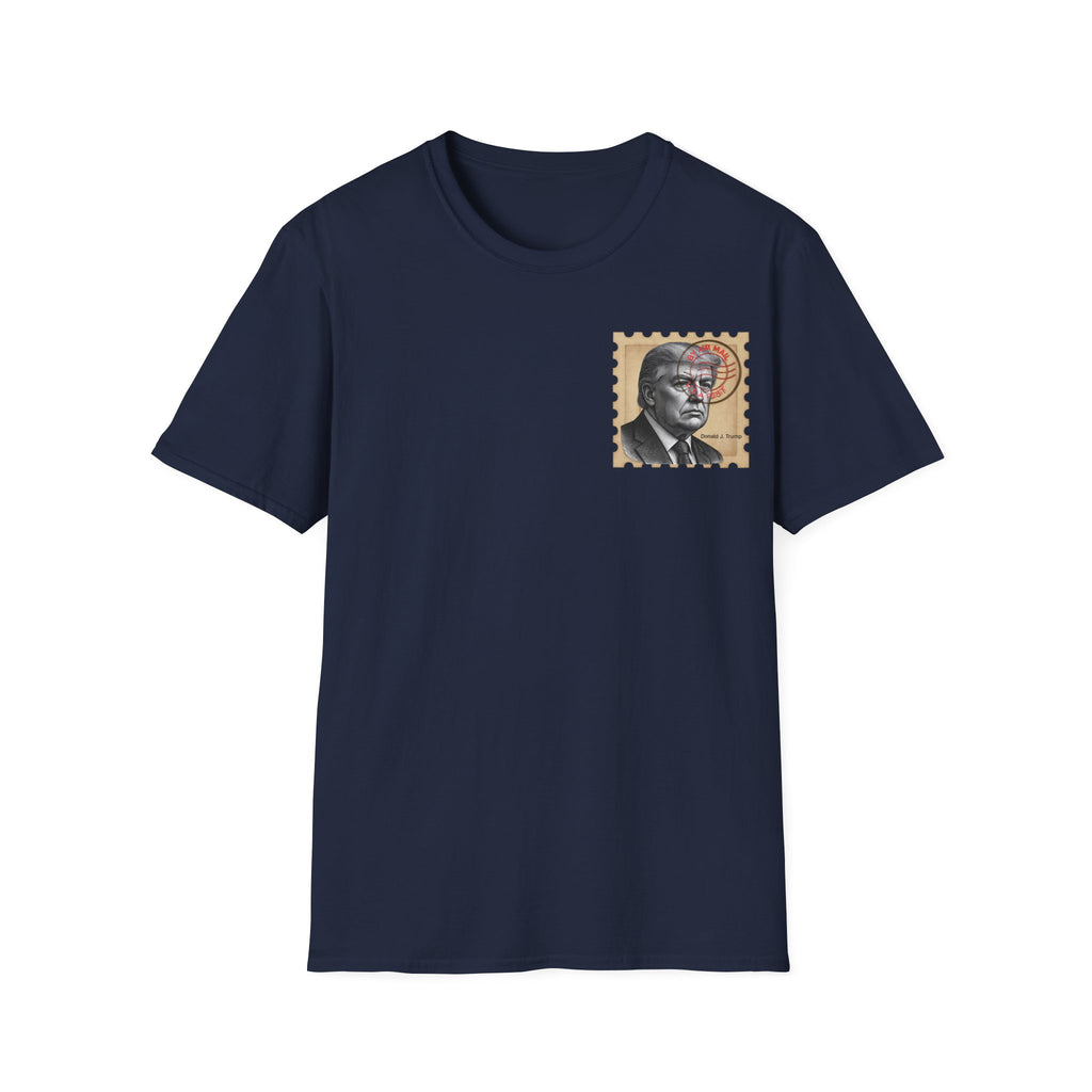 Unisex Softstyle T-Shirt, Trump Stamp T-shirt