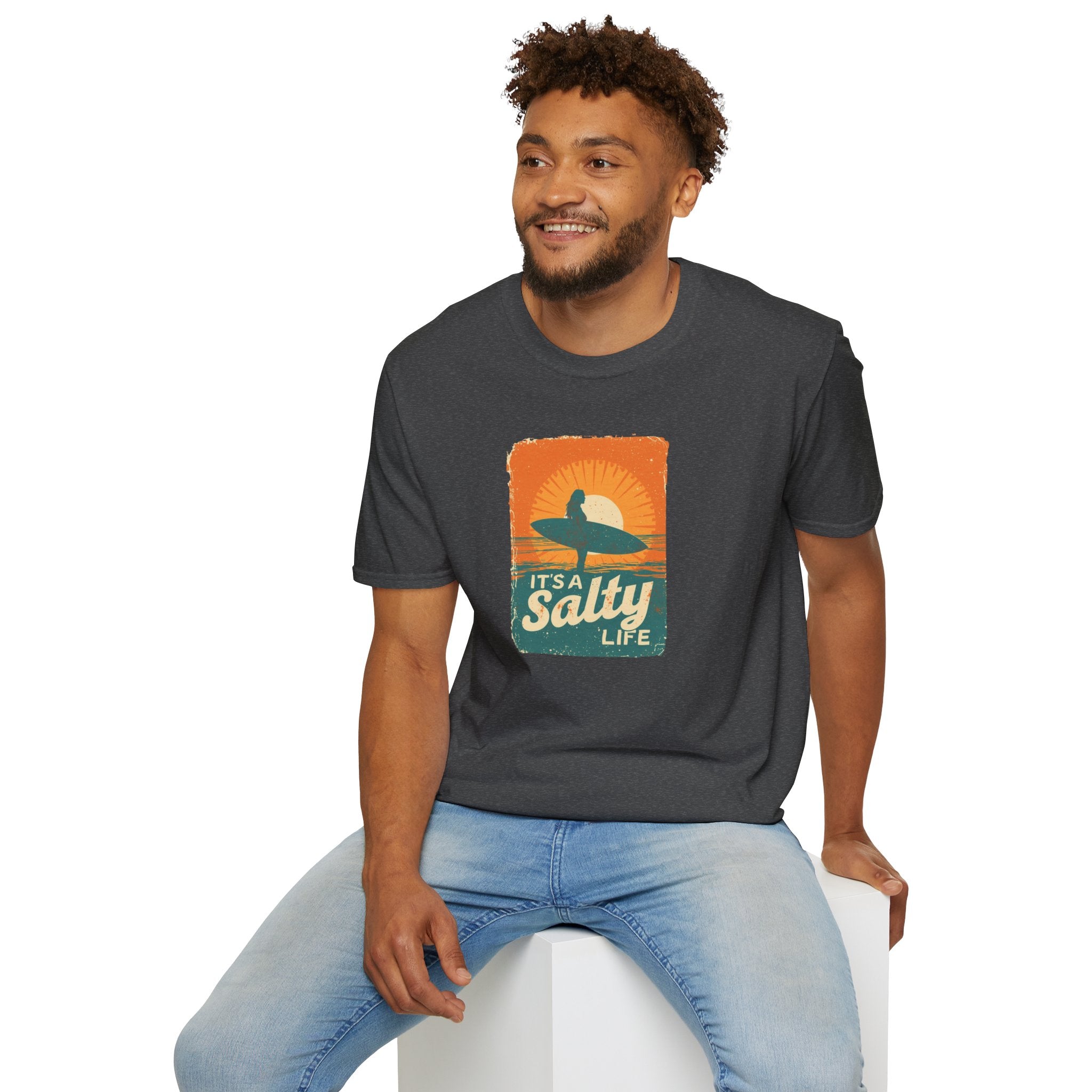 Unisex Softstyle T-Shirt,salty life