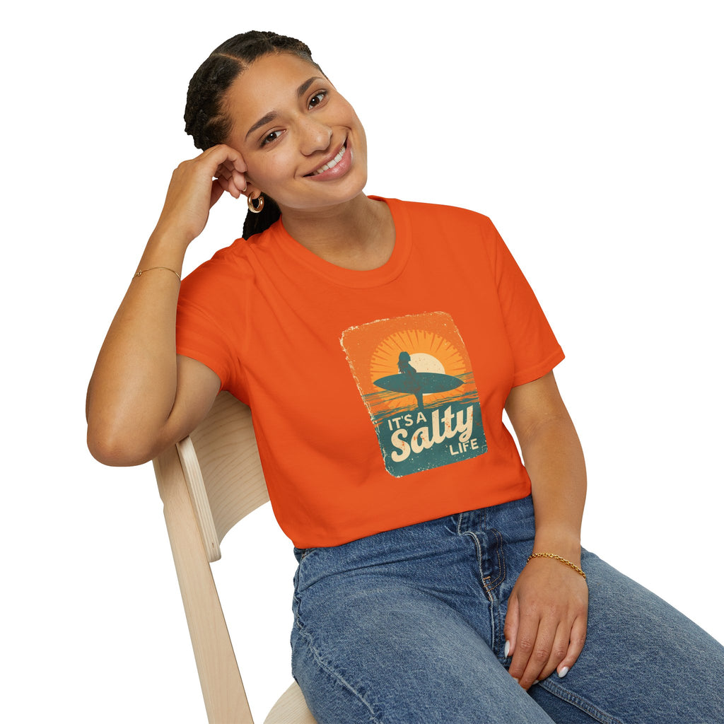 Unisex Softstyle T-Shirt,salty life