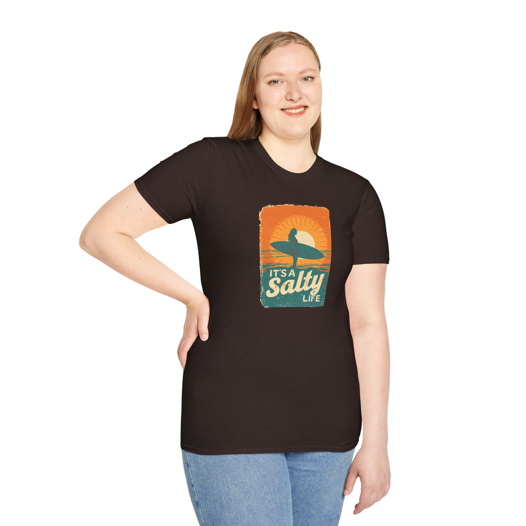 Unisex Softstyle T-Shirt,salty life