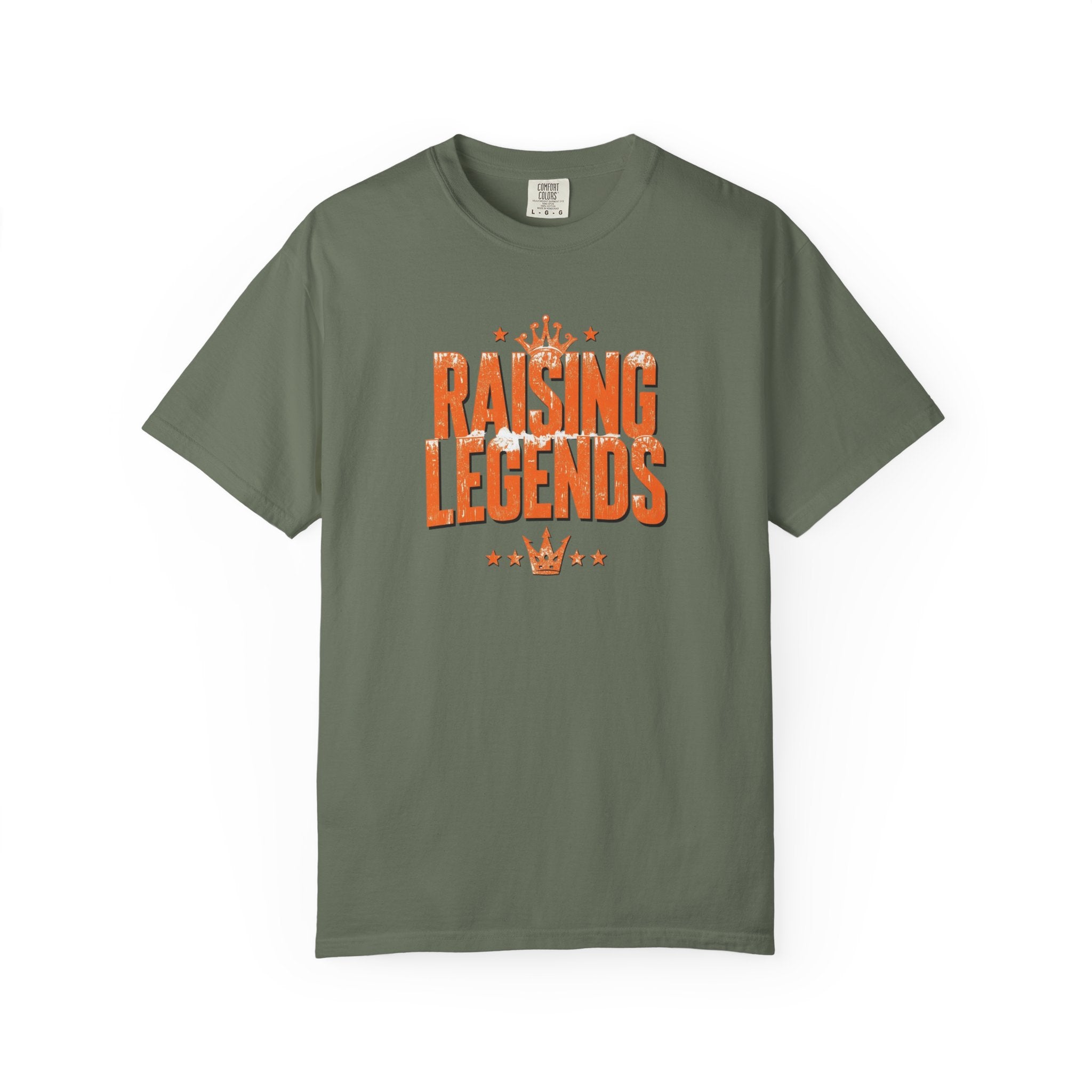 Unisex Garment-Dyed T-shirt, Raising Legends Mom Shirt, Boy Mom Shirt, Strong Mom Gift