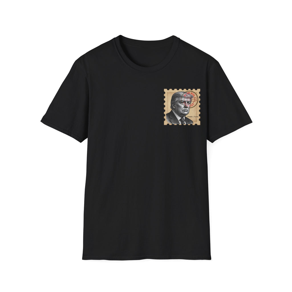 Unisex Softstyle T-Shirt, Trump Stamp T-shirt