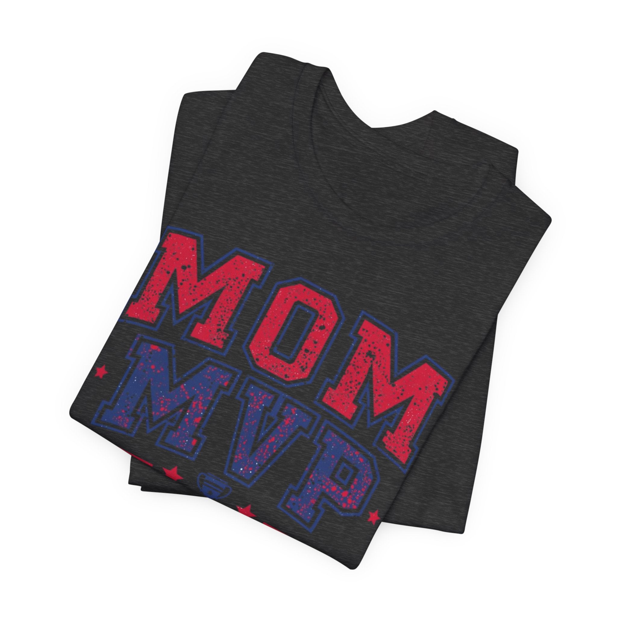 Unisex Jersey Short Sleeve Tee, Mother’s Day Mom MVP Shirt, Most Valuable Mom T-Shirt, Sports Mom Gift, Baseball Football Mom Tee, Athletic Varsity Style Shirt