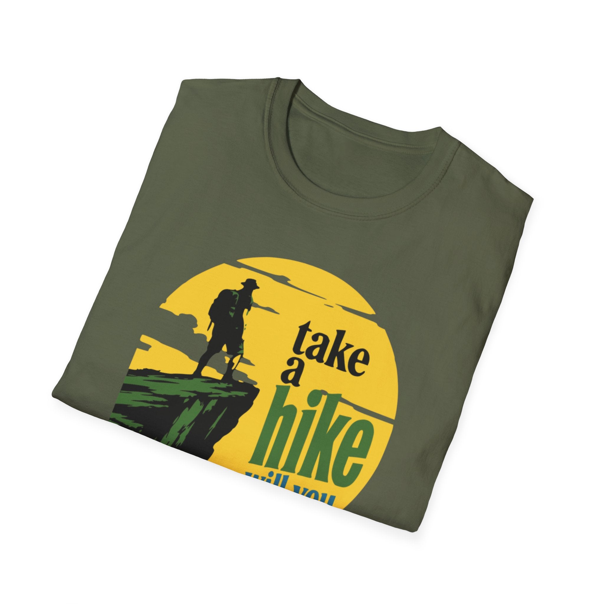 Unisex Softstyle T-Shirt, hiker t- shirt