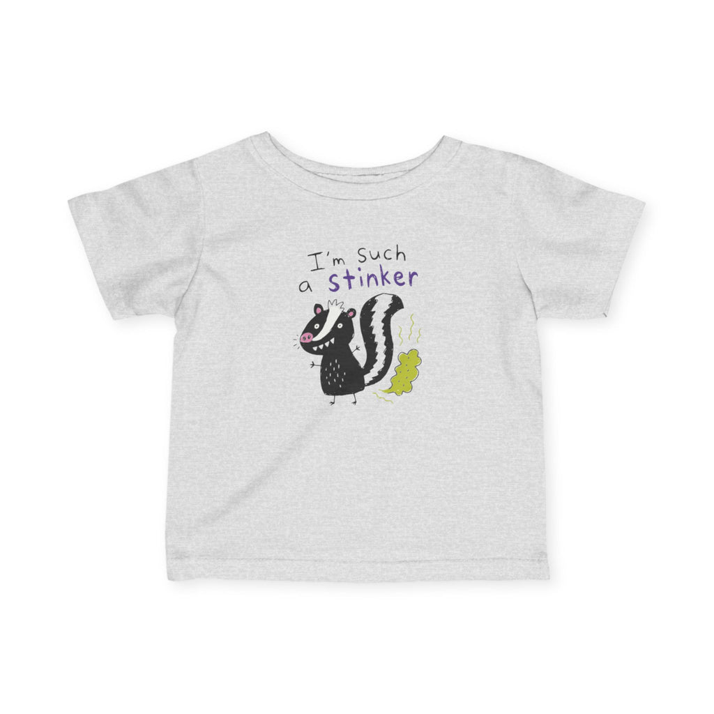 Infant Fine Jersey Tee, stinker funny pun t-shirt