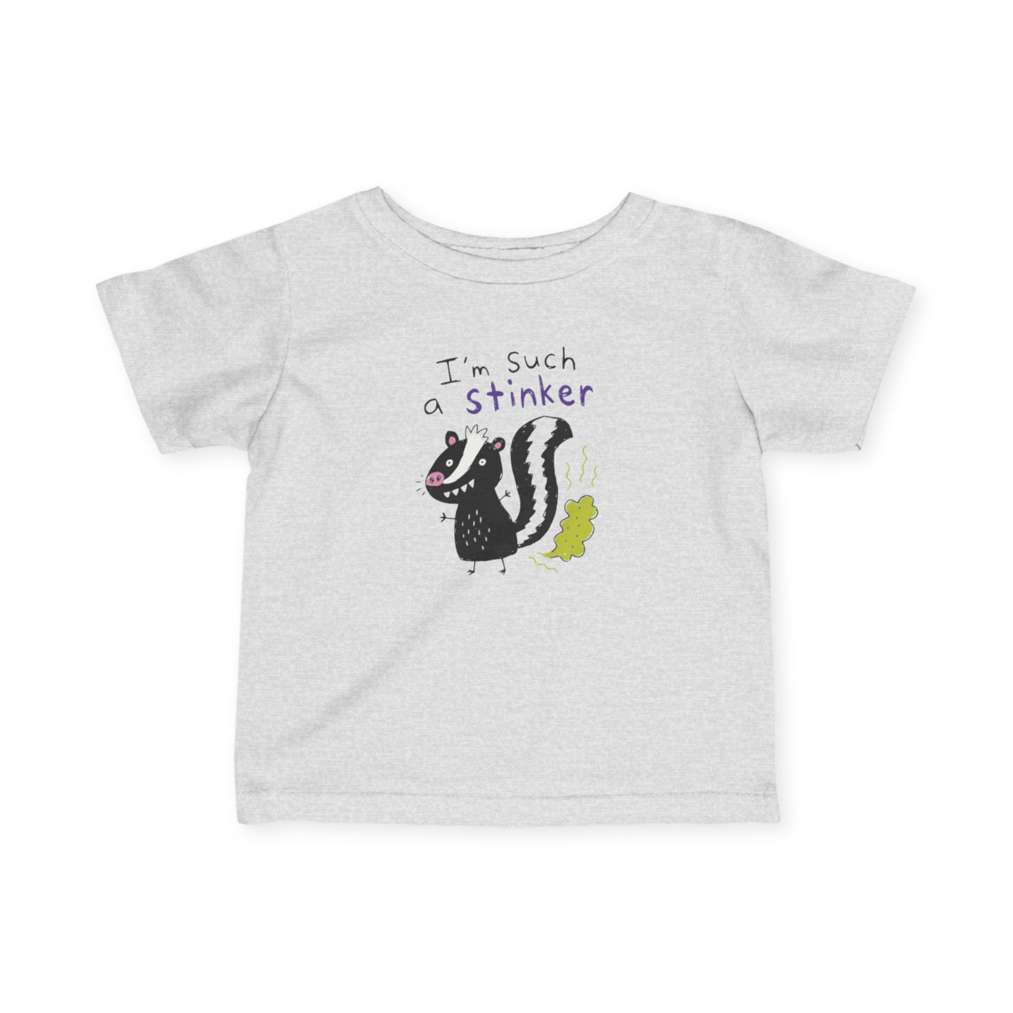 Infant Fine Jersey Tee, stinker funny pun t-shirt