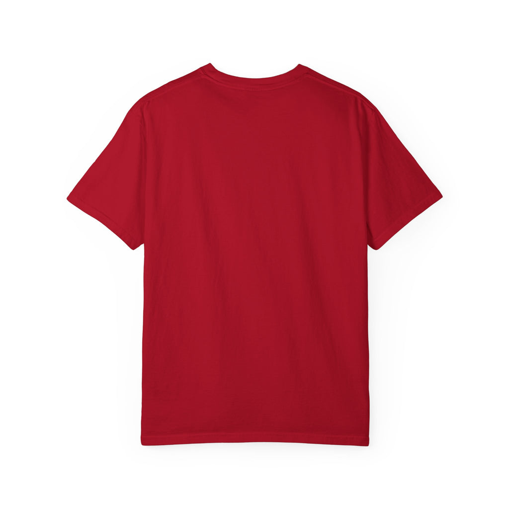 Unisex Garment-Dyed T-shirt, big foot wearing Jason mask