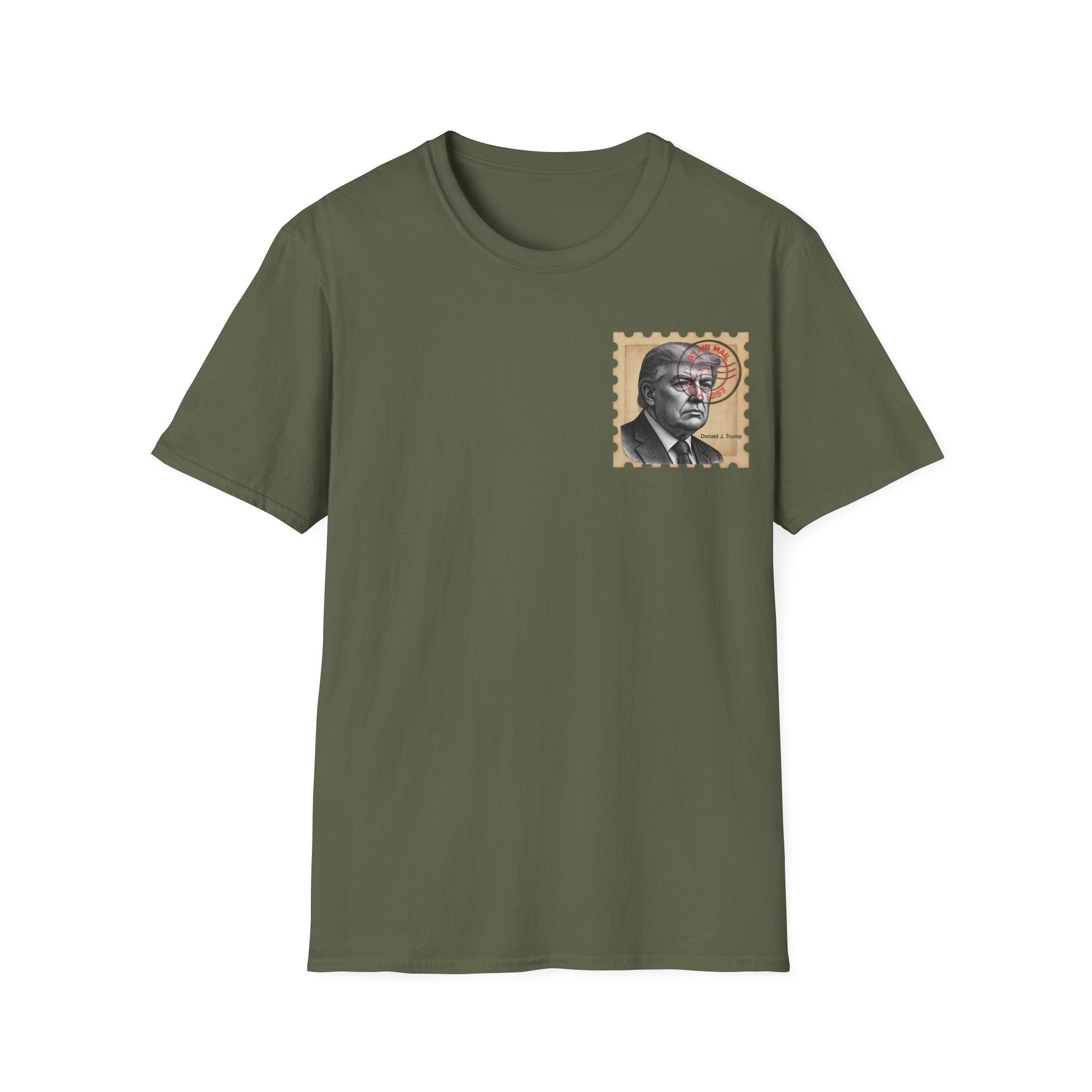 Unisex Softstyle T-Shirt, Trump Stamp T-shirt
