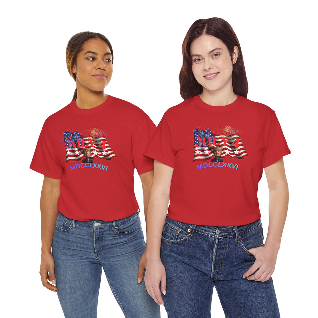 Unisex Heavy Cotton Tee, July 4 1776