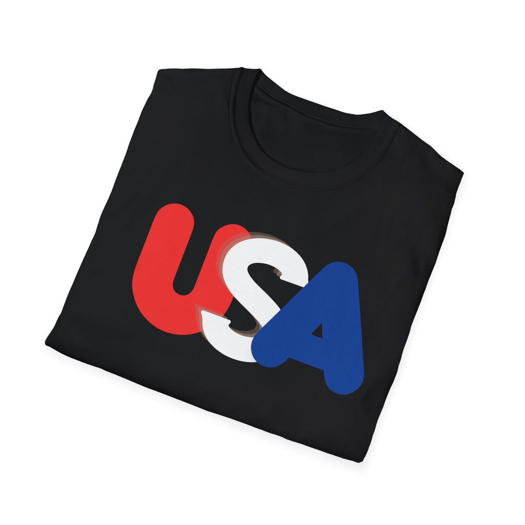 Unisex Softstyle T-Shirt, patriot shirt, eagle crest, usa flag shirt, patriotic design, july 4th tee, american pride shirt, freedom shirt