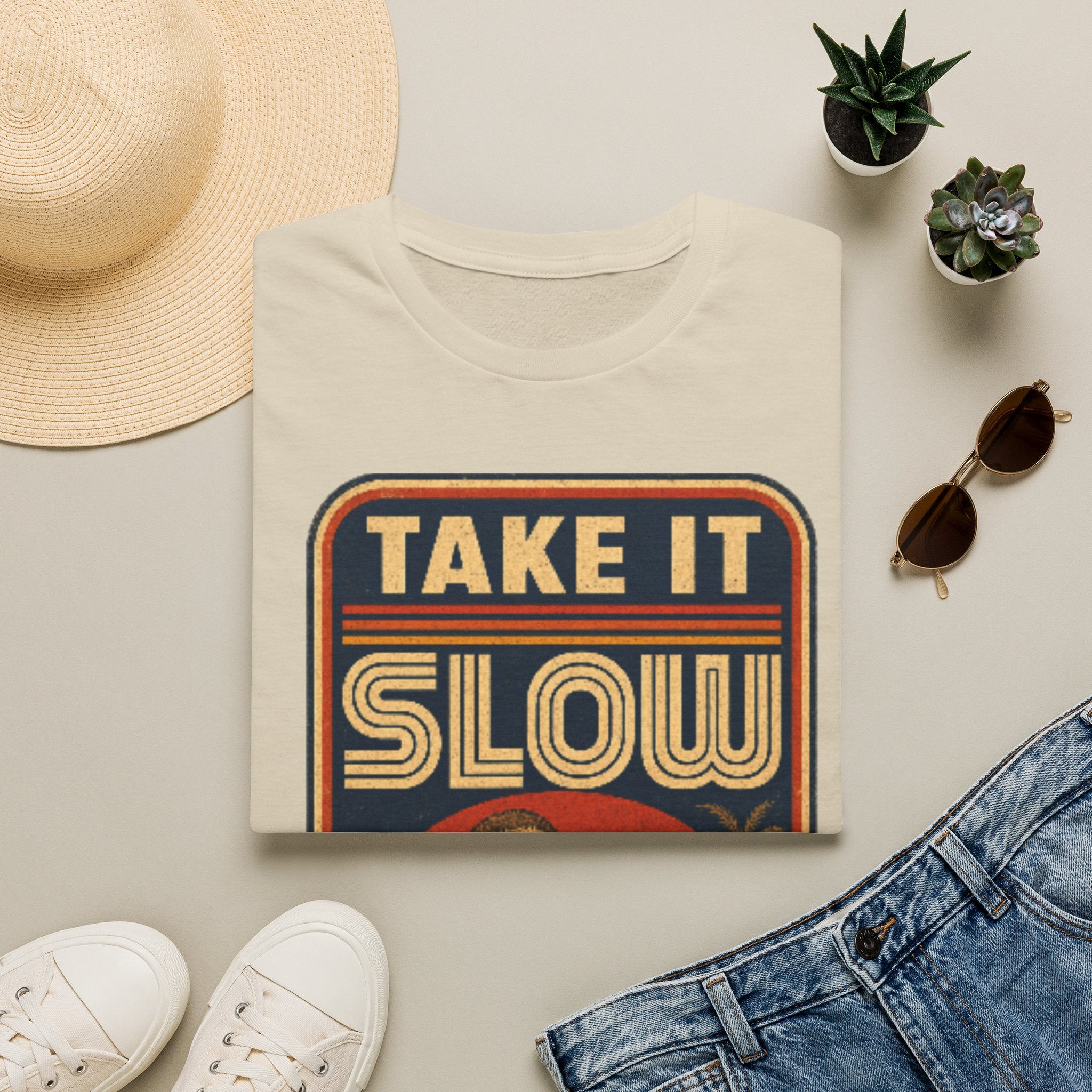 Unisex Softstyle T-Shirt, sloth chilling on beach