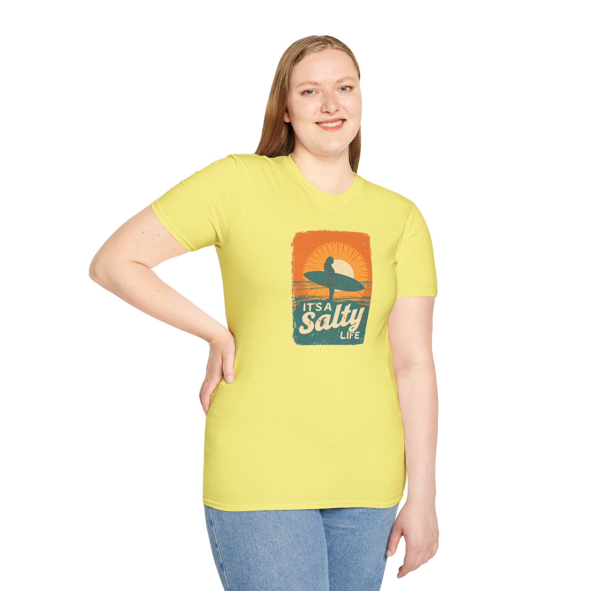 Unisex Softstyle T-Shirt,salty life