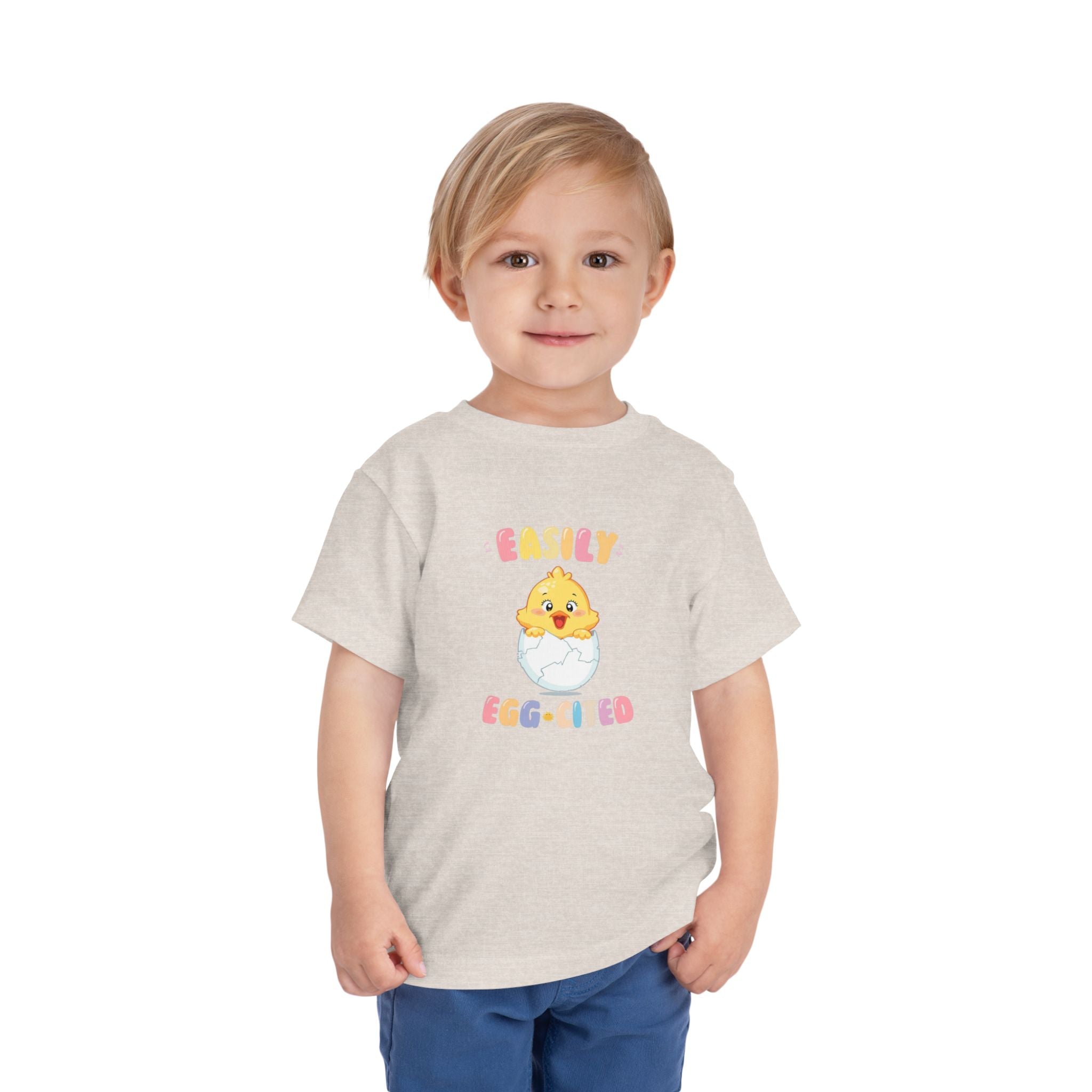 Toddler Short Sleeve Tee,easter chick shirt, egg pun shirt, funny easter shirt, cute chick tee