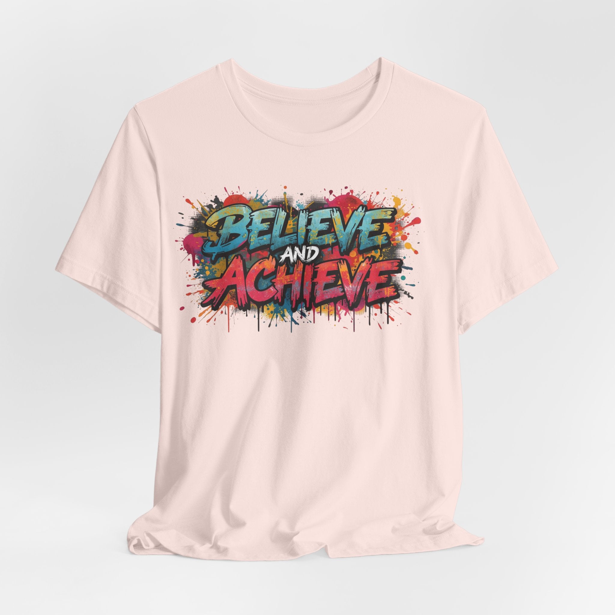 Unisex Jersey Short Sleeve Tee Believe and Achieve