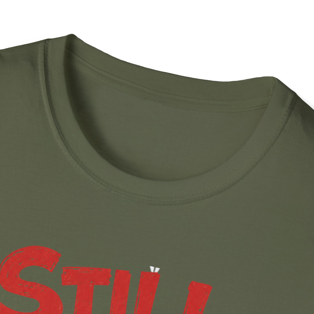 Unisex Softstyle T-Shirt, pool player still hustling