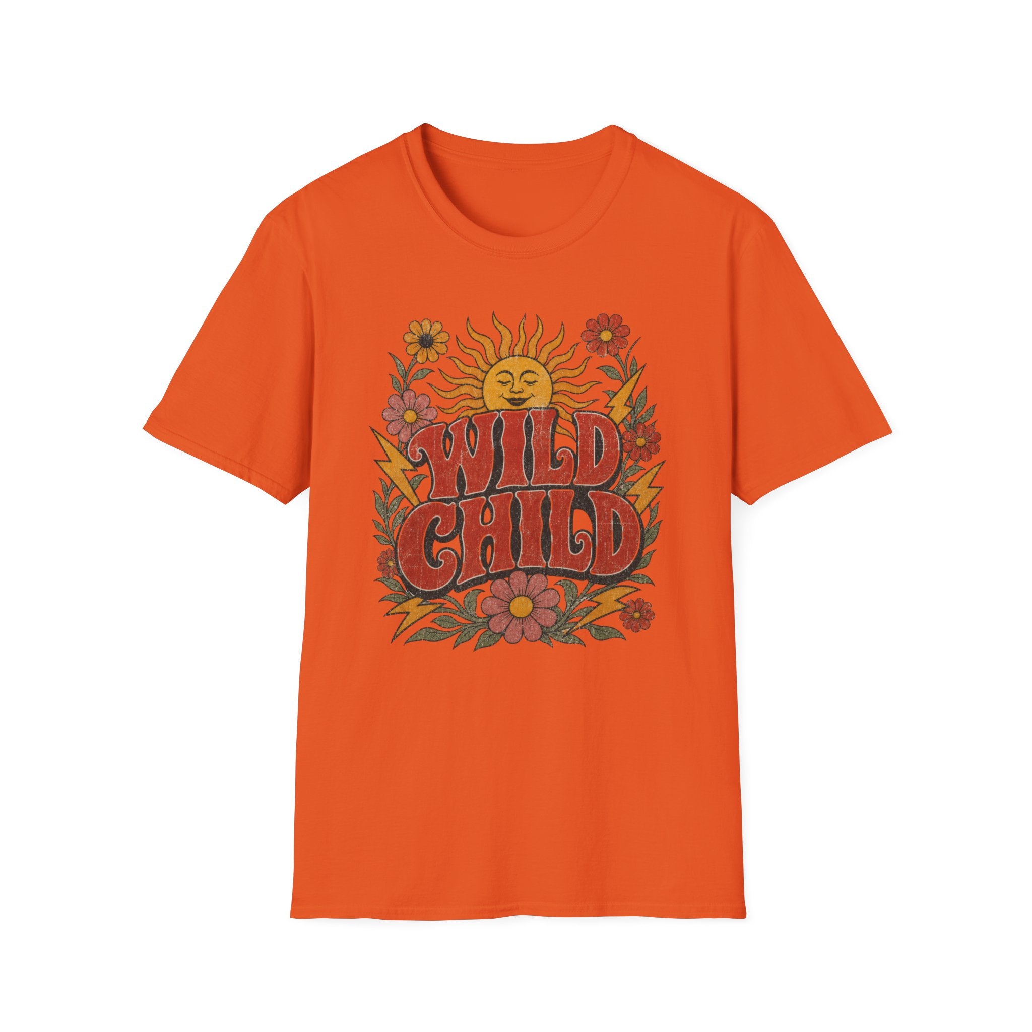 Unisex Softstyle T-Shirt, wild child shirt
