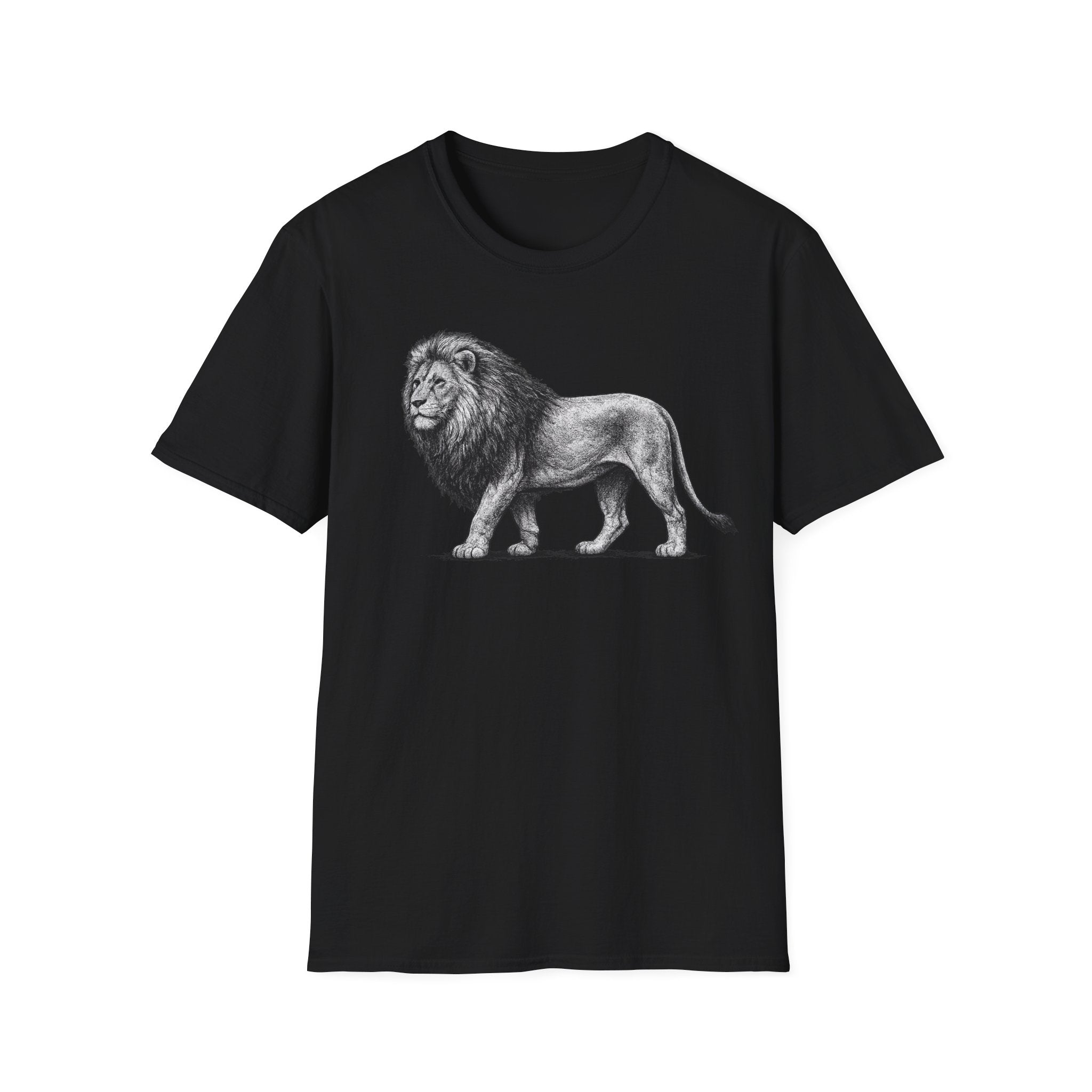 Vintage Lion T-Shirt, King of the Jungle Graphic Tee, Lion Illustration Shirt, Bold Wildlife Tee, Gift for Him or Her