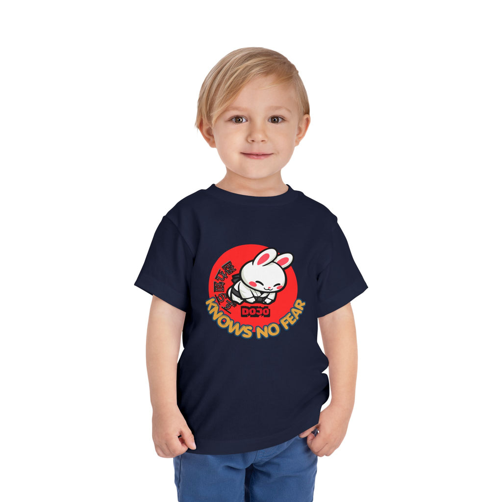 Toddler Short Sleeve Tee, cute bunny Dojo