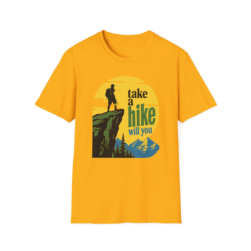 Unisex Softstyle T-Shirt, hiker t- shirt