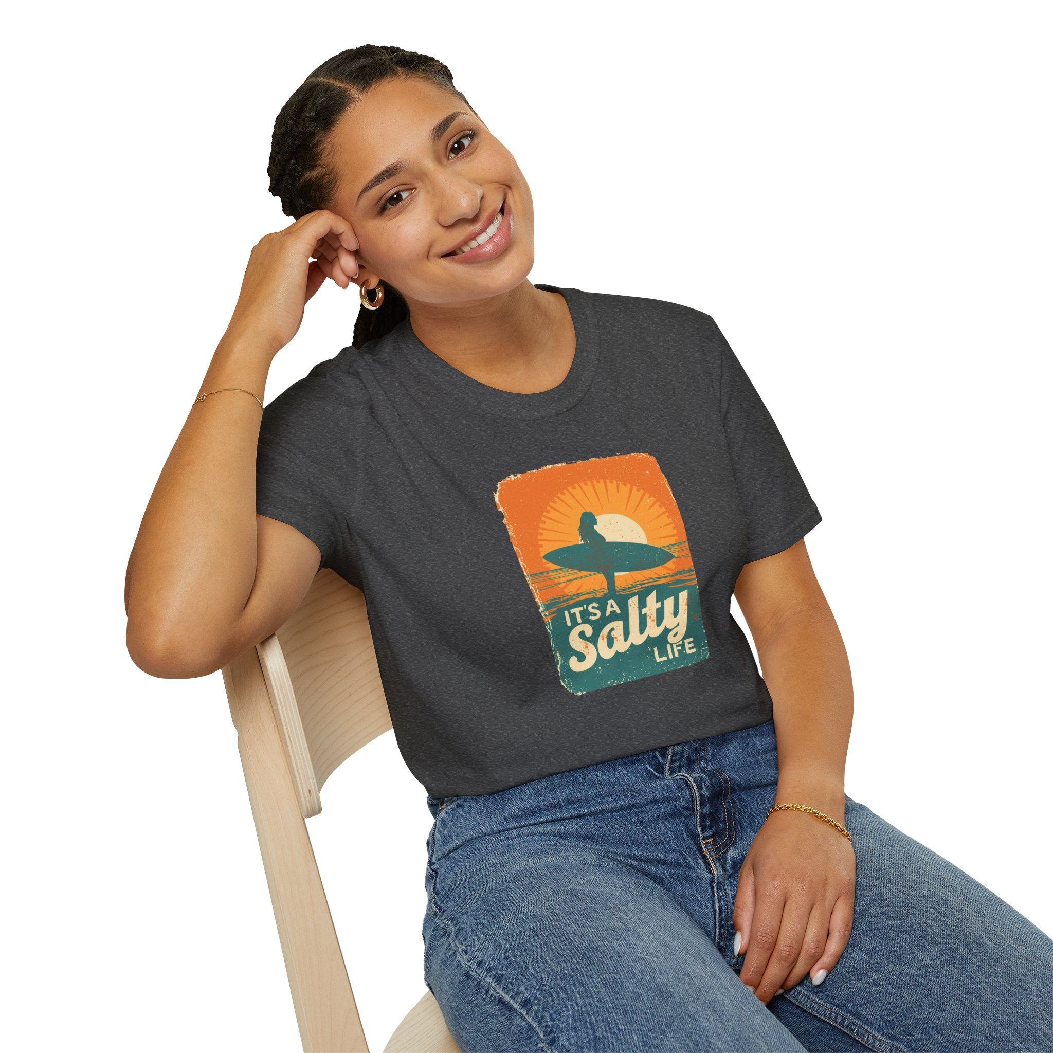 Unisex Softstyle T-Shirt,salty life