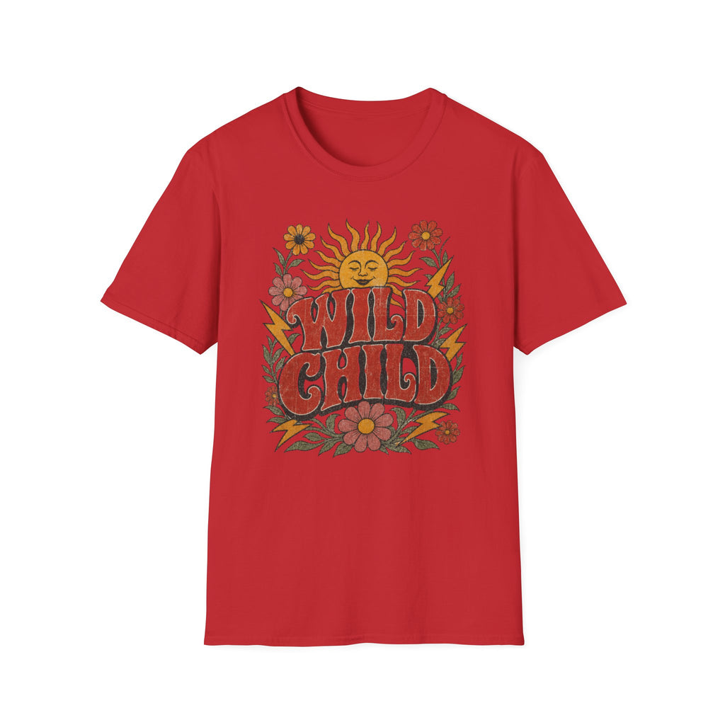 Unisex Softstyle T-Shirt, wild child shirt